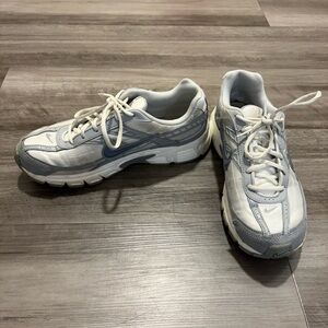 Nike White and Gray Athletic Shoes